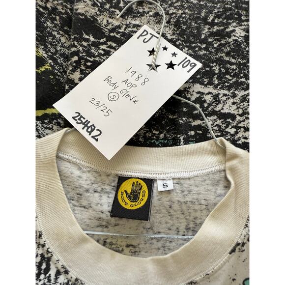 Vintage 80s Body Glove Shirt Men's Small AOP Surfing Graphic USA Single Stitch - Picture 3 of 7